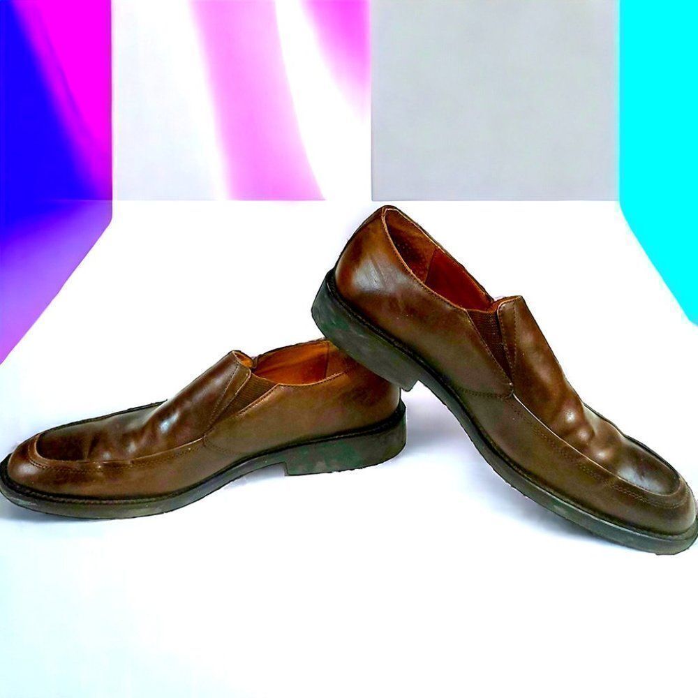 Bass dark brown leather Oxford dress shoes Sz11